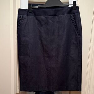 NWT Talbots Elegant Navy Pencil Skirt